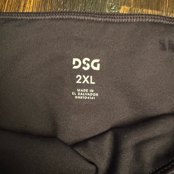 DSG Cold Weather Compression Leggings in Asphalt/Pure Black Size 2X - Picture 4 of 6